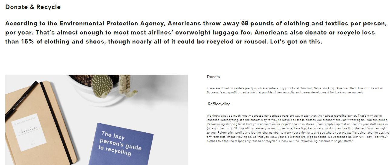 How Reformation is Bringing Sustainable Fashion to Retail Boutiques