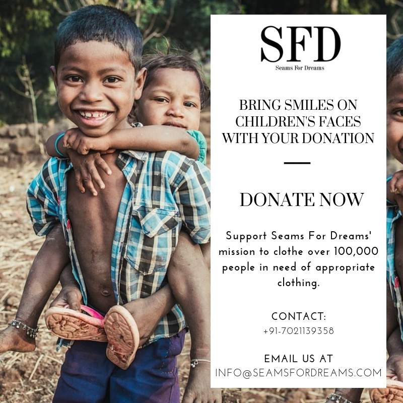 Seams For Dreams Call For Donations for Kids Clothing!